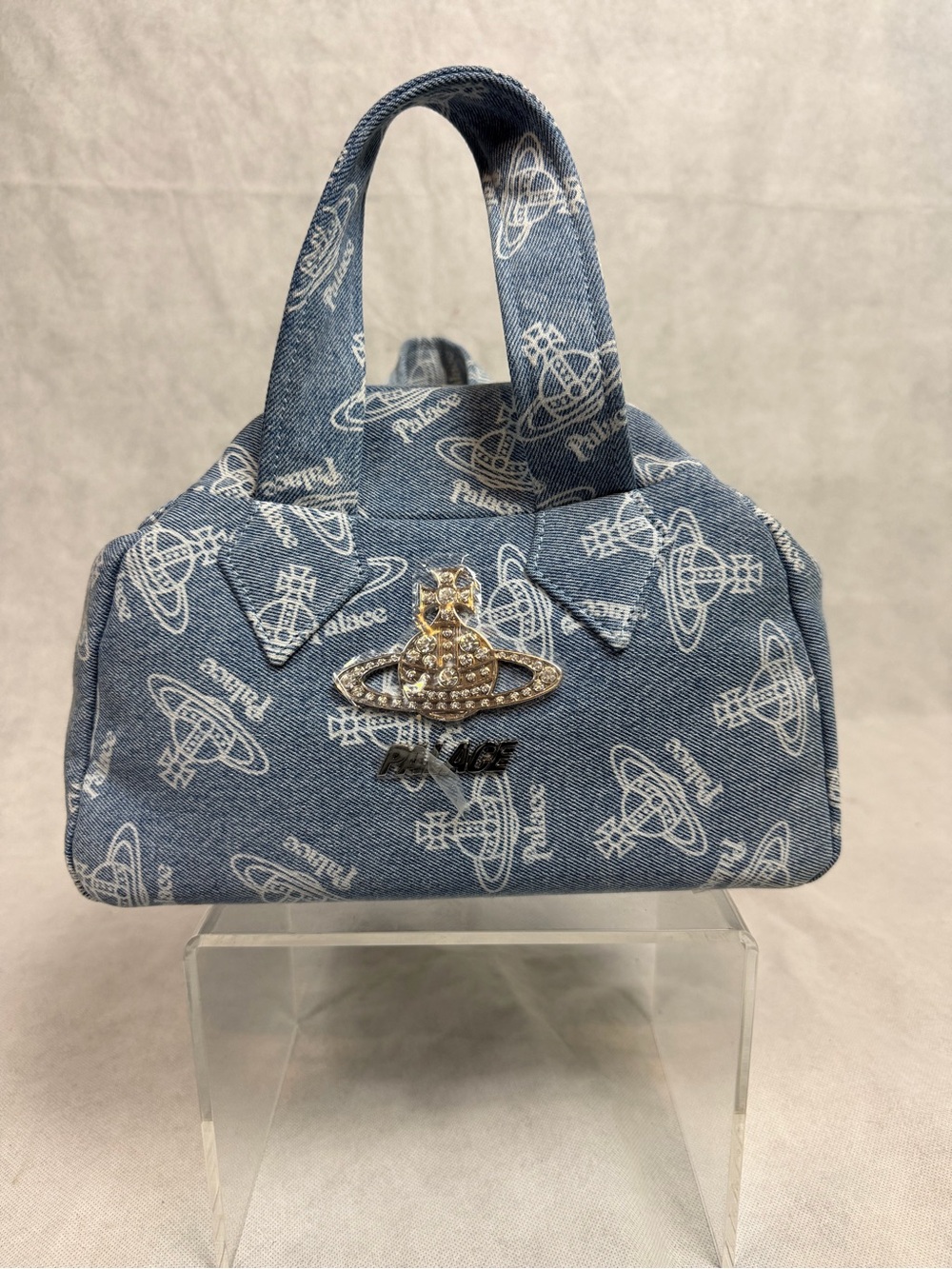 Palace x Vivienne Westwood Denim Orb Bowling Bag FW24 NWT Rare